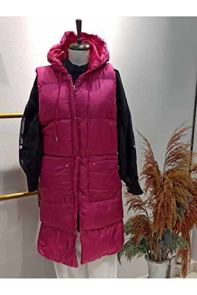 Crveniruz FUSYA UZUN ŞİŞME YELEK