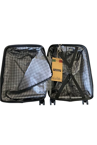 OLEETS Unisex 4 Tekerli Kilitli Orta Boy Valiz Bavul