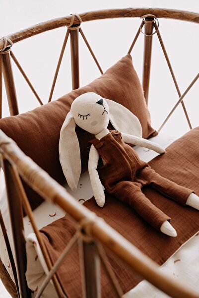 TBA COLLECTION Erkek Tavşan Müslin Uyku Arkadaşı | Kahverengi