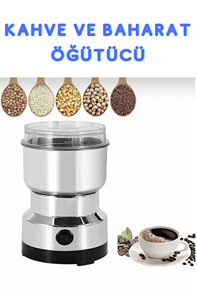 DEKOFAR Mini Kahve ve Baharat Öğütücü - Güçlü ve Hızlı 4 Biçaklı Tasarım