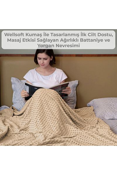Terapise Wellsoft Quilt / Weighted Blanket Duvet Cover Double for Winter and Spring Months, 200x220cm
