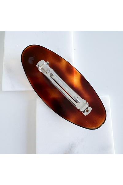 CHARMLUCKY Brown Automatic Buckle - Big Knob