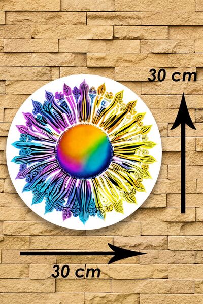 Nod Mandala Colorful Wooden Painting Model, Living Room, Bedroom, Hall, Office, Home Decoration