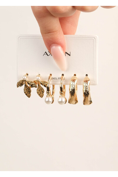 Richard Jewell ÇELİK exclusive RENK ATMAZ GARANTLİ FATURALI KÜPE