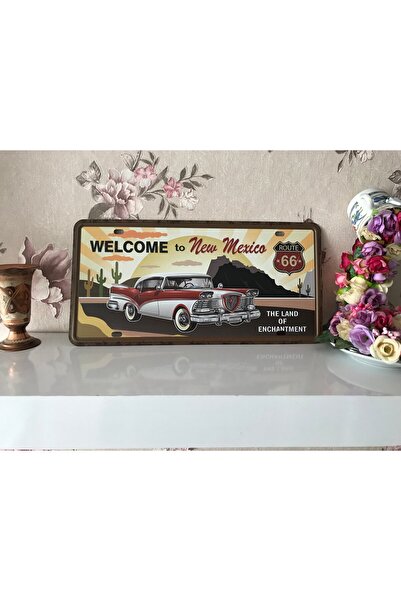 Pridas Vintage temalı Dekor Metal Plaka