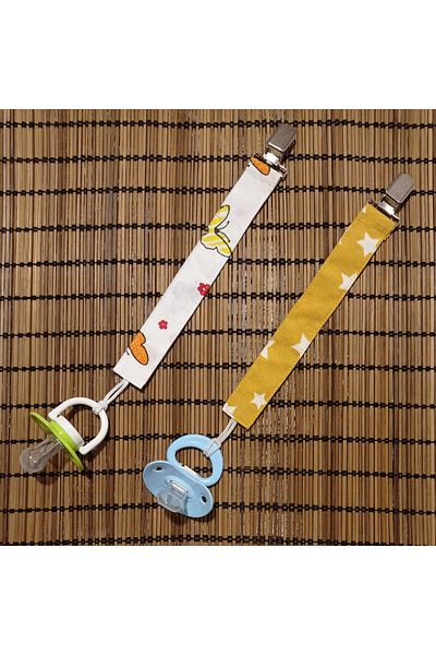 krm kerem bebe Double Pacifier Strap