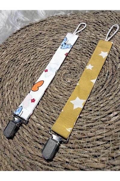 krm kerem bebe Double Pacifier Strap