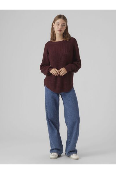 Vero Moda Strickpullover VMRICIENEW LS BOATNECK BLOUSE REP EXC