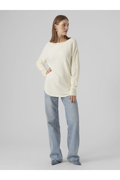 Vero Moda Strickpullover VMNANCY LS BOATNECK PULLOVER GA EXC