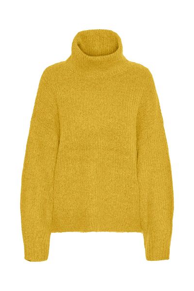 Vero Moda Strickpullover VMJULIE LS KAPAK YAKA BOXY BLUZ GA EXC