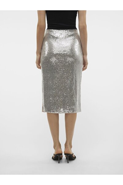 Vero Moda Rock Vmkaje Hohe Taille Midirock