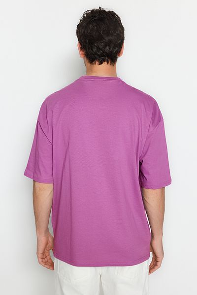 Trendyol Collection Бавовняна футболка з вишивкою динозавра Murdum з коротким рукавом TMNSS23TS00243