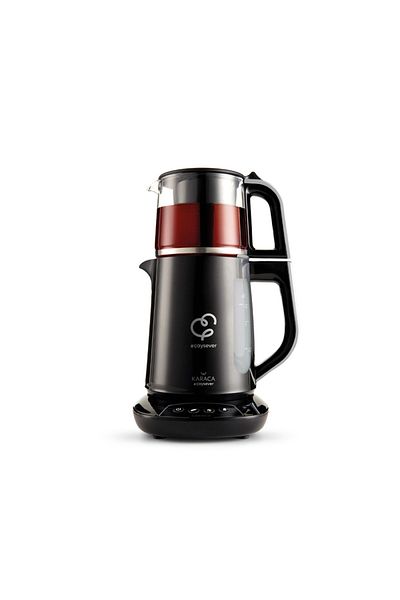 Karaca Caysever Sprechende Teemaschine Kupfer, Türkischer Teekocher, Teepot, Wasserkocher