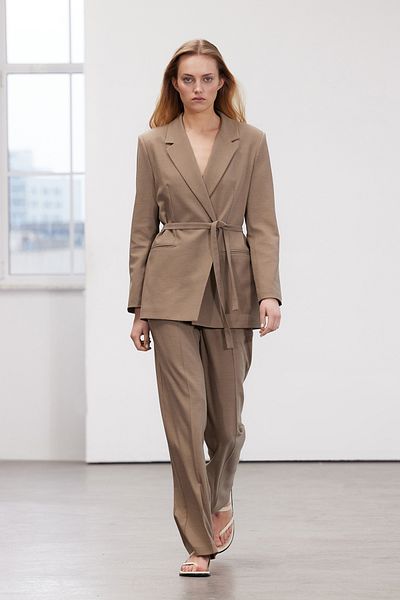 Trendyol Collection Limited Edition Stone Woven Fabric Pants Twoss24Pl00105 Palazzo