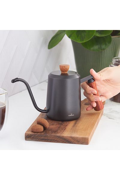Karaca Kahve Wasserkocher Schwarz 600 ml