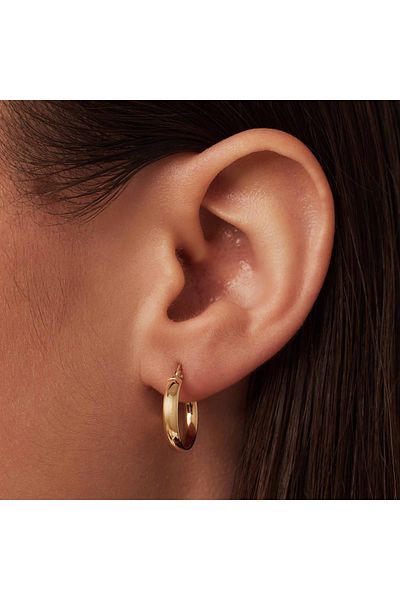 Isabel Bernard Rivoli Estrella 14 Karat goldene Creolen IB360260
