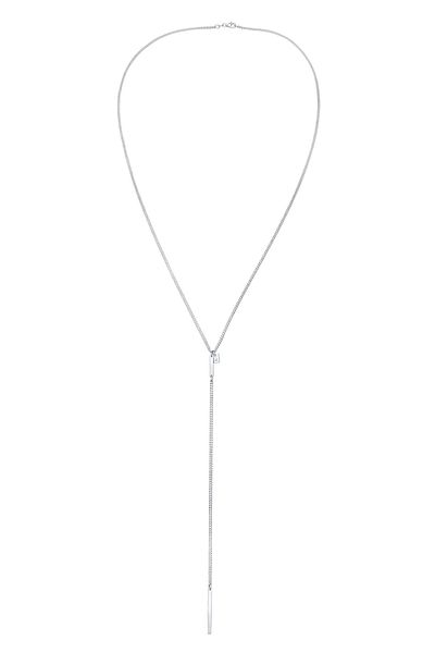 KUZZOI Halskette Modische Y-Kette aus 925er Silber