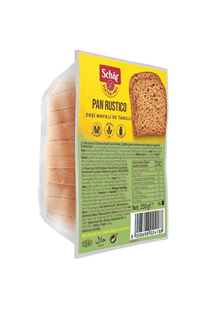 Schar Rustico Glutensiz Lifli Ekmek 250 gr (4 ADET)