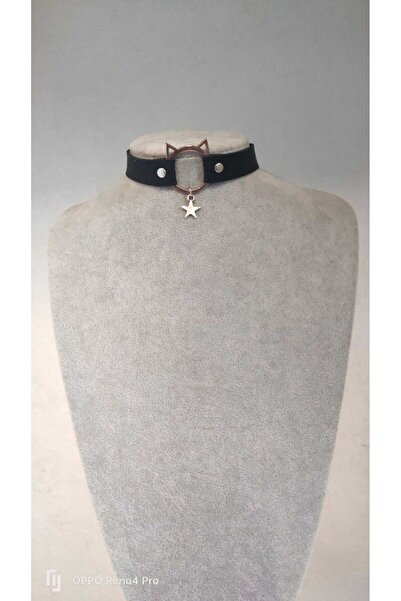 Fugusugu قلادة قوطية على شكل قطة ونجمة كاملة