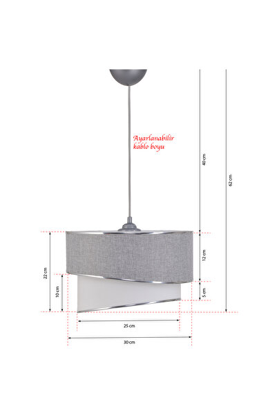 EvLight Efya 3-Piece Crystal Set Chrome Metal Leg Chandelier Set Gray