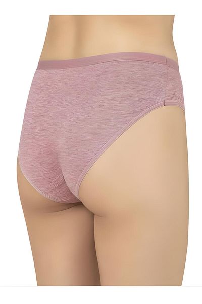 MYS GRUP TEKSTİL Set de 3 chiloți din bambus pentru femei Jiber - 677 Dusty Rose
