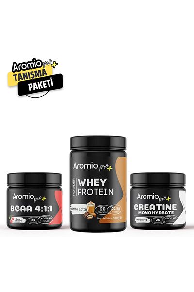 Aromio Pro+ Sports Meeting Pack - Whey Protein, BCAA and Creatine