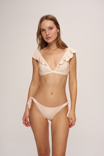 Pierre Cardin Lace-Up Faux Jumpsuit Bikini Bottom