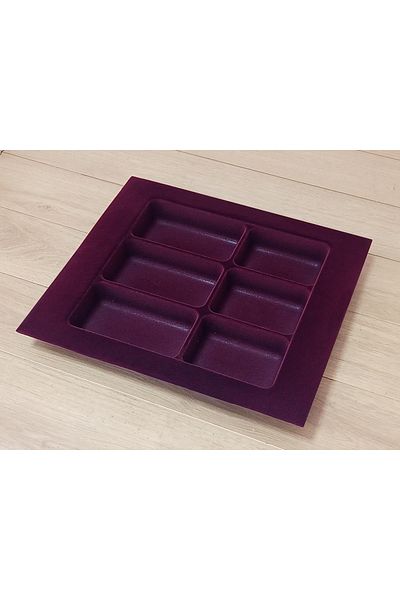 NETAKS Makeup Organizer Drawer Inside Jewelry Organizer Box Plum 40x45 Jewelry Accessory Organizer
