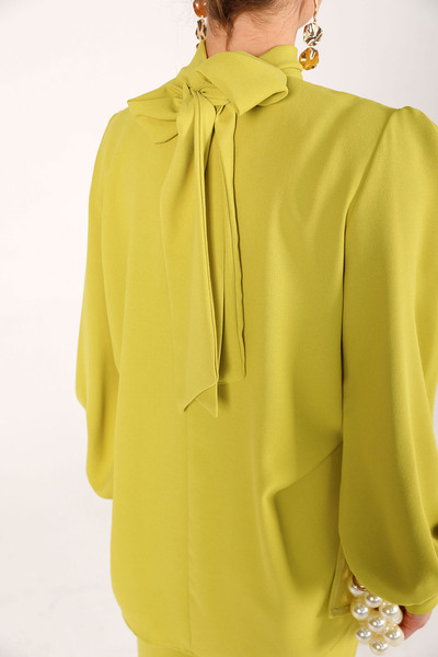 Melike Tatar Oil Green Crepe Basic Set 32-2004