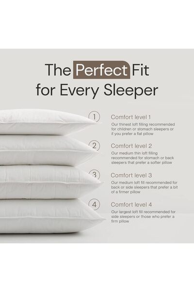 İz Concept Оригінальна подушка Easy 4 шт. Повна форма 100% Hcs силіконове наповнення, можна прати, 700 г, подушка для готелю