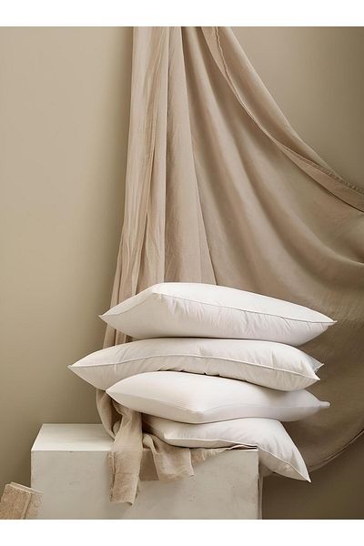 İz Concept Iz Original 4 Pieces Slim Pillow Thin Form Washable 100% Hcs Silicone Filling 50x70 - 600gr
