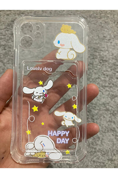 Newon SAMSUNG A20 Uyumlu  İNNAMOROLL BASKILI KARTLIKLI KARTVİZİT KILIF KAPAK ...