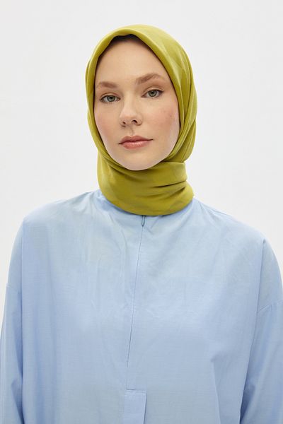 Mira İpek Σειρά κασκόλ Dama Jacquard