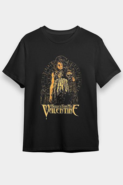 tf tişörtfabrikası Bullet for My Valentine Black Unisex T-Shirt