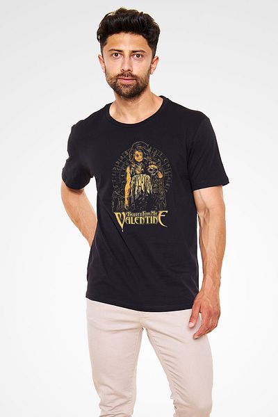 tf tişörtfabrikası Bullet for My Valentine Black Unisex T-Shirt