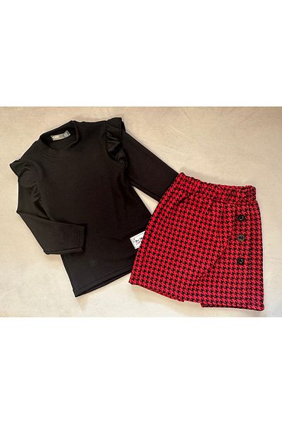 SANTRALBEBE Girl's Shorts and Skirt Set