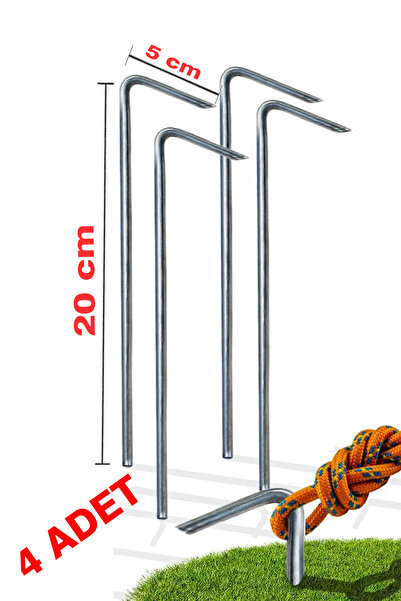 Nurnivus Piknik Kamp Çadırı Kazığı Bahçe Tente Gölgelik Şemsiye Sabitleme Kaz...