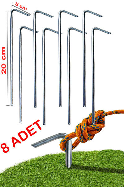 Nurnivus Piknik Kamp Çadırı Kazığı Bahçe Tente Gölgelik Şemsiye Sabitleme Kaz...