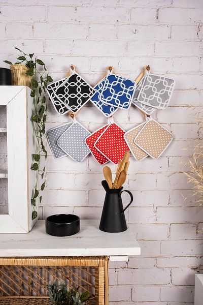 Morlay 12 Pieces Holder Set Heat Resistant Cookware Tray and Pan Kitchen Cooking Accessory & Mixed
