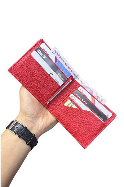 Roan Domestic Material and Vegan Friendly Men's Wallet: Wide Card Pocket and Minimalist Design
