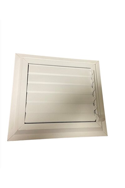 METE PANEL Alüminyum Yüzeysel Menfez 30x30 Beyaz Renk