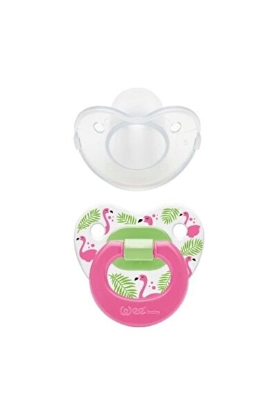 Wee Baby Wee 375 Kapaklı Damaklı Emzik 6 18 Ay No:2 Pembe
