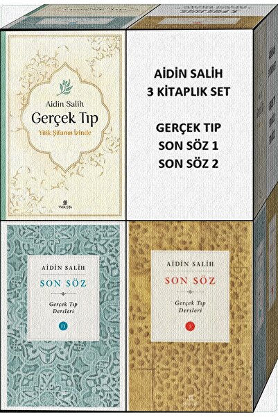 Yitik Şifa Aidin Salih Alternatif Tıp Seti ( 3 Kitap Takım ) Gerçek Tıp / Son Söz 1 / Son Söz 2