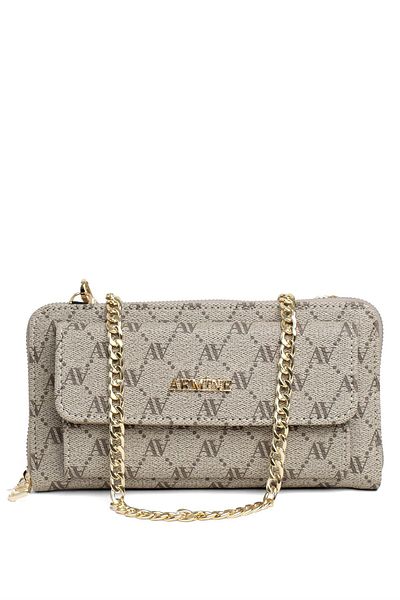 Armine 268N Model Mink Women's Handbag