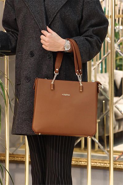 Armine 362 Women's Shoulder Bag Tan