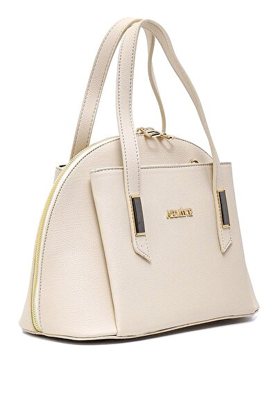 Armine 344 Kadın Omuz Çantası Krem