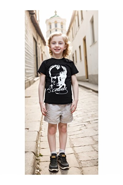 YKŞ Kids Club TRICOU BUMBAC BUMBAC CU IMPRIMEU STEA ATATURK