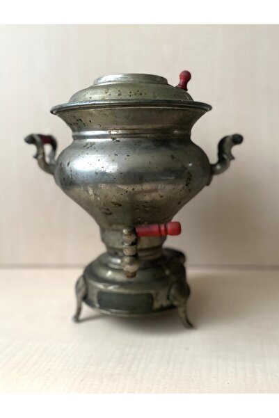 SANAT TACİRİ MEŞALE MARKA PİRİNÇ SEMAVER ELEKTRİKLİ KABLOSUZ ÇAYDANLIKSIZ SEMAVER