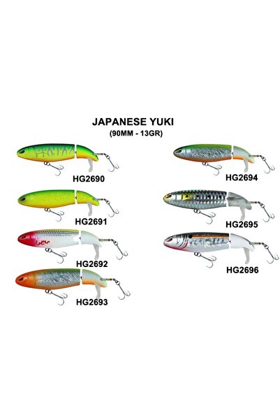 Japanese Yuki Suni Yem Maket Baık 9 cm 13 gr HG2693