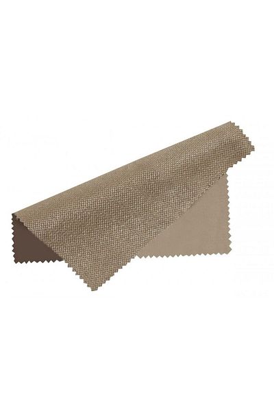 VANESSA PERDE Heavy Gramaged Wicker Shiny Blackout Background Curtain for Living Room and All Rooms 1/3 Pleated